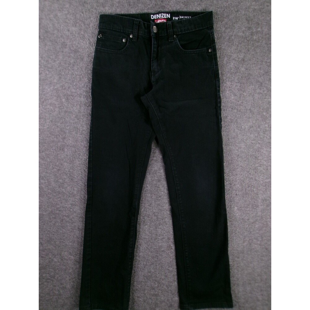 Levis Jean Youth 12 Black 216 Skinny Fit Causal Dark Wash Denizen